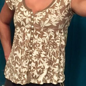 ABERCROMBIE & FITCH Ladies Short-Sleeve Top